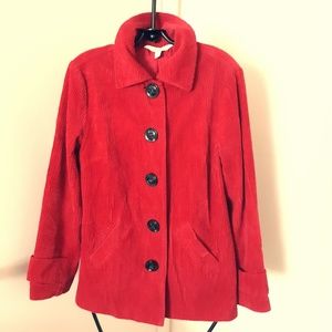 Relativity Distressed Corduroy Jacket